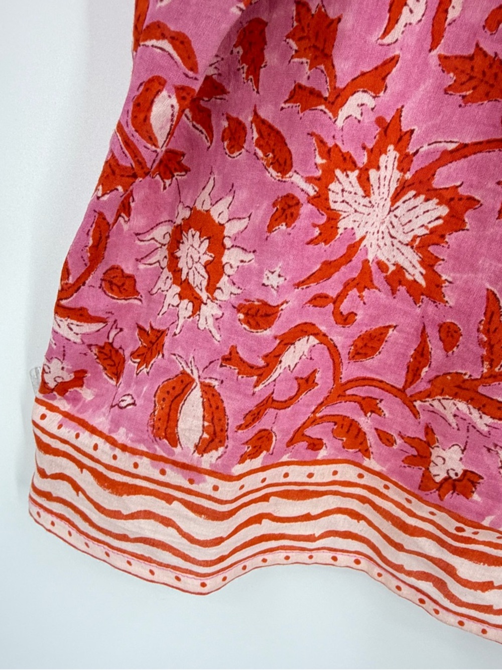 Bell By Alicia Bell Angel Top Blouse Cotton Silk Pink Size L - Picture 4 of 9